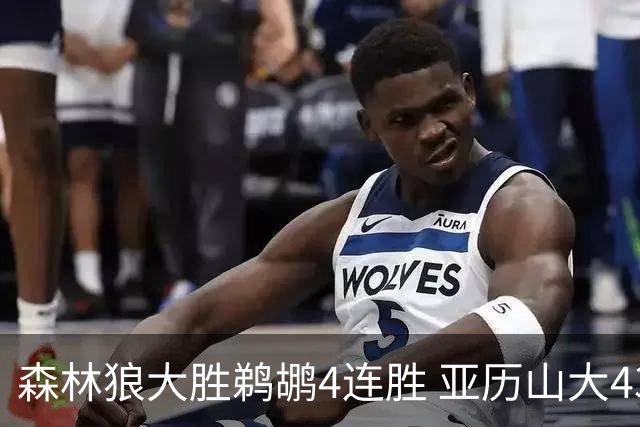 森林狼大胜鹈鹕4连胜 亚历山大43分雷霆克骑士